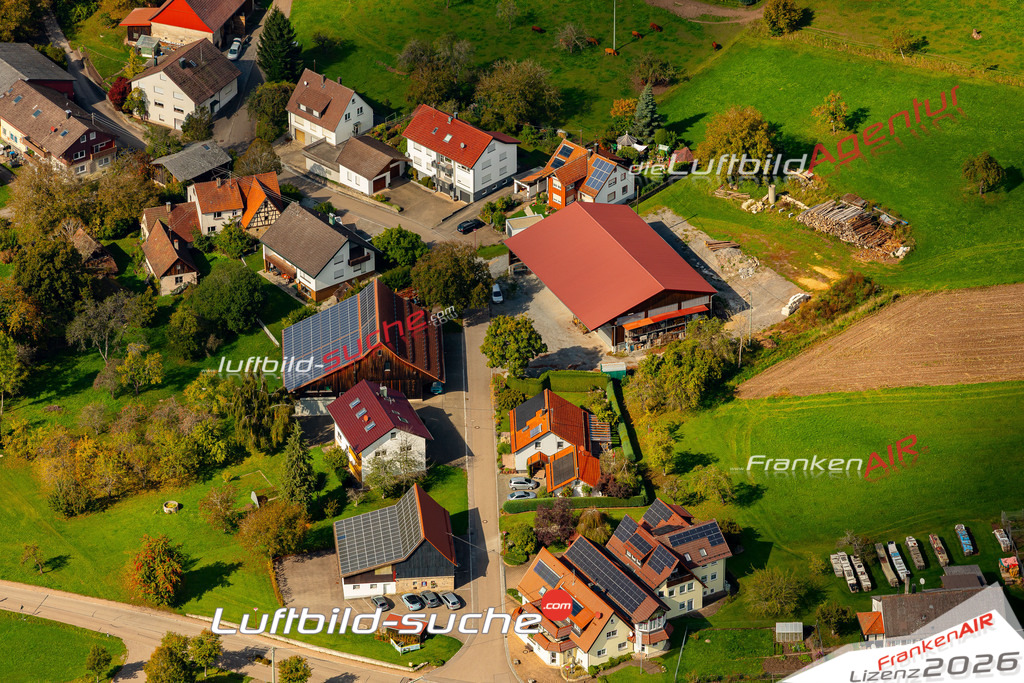 Wolfenbrück Oberrot Bild- Das Luftbild wurde 2025 vom UL-Flugzeug heraus erstellt ( keine Drohne ) - Hochauflösende Luftaufnahme -Nicht vergleichbar mit Google Maps oder Satelittenbilder- Die Geschenkidee !Mit Lizenz und Bildrechte bestellbar