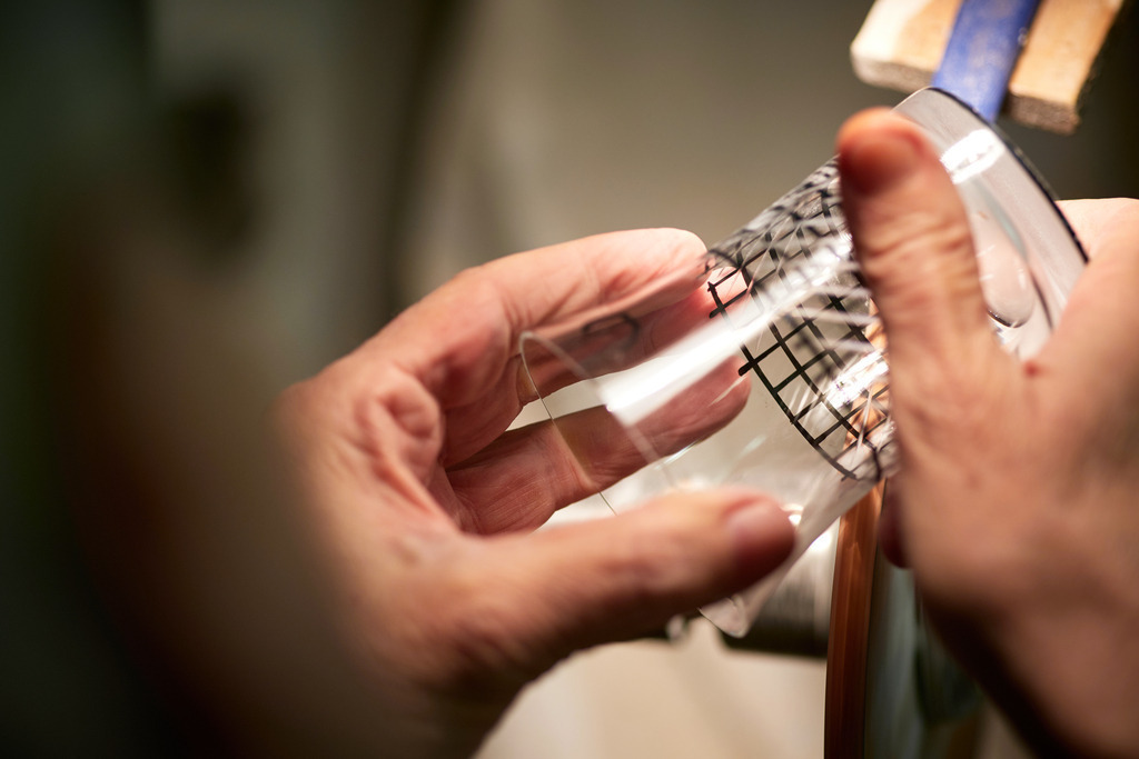 J. & L. LOBMEYR GmbH | WIen, Austria - December 03, 2019: J. &amp; L. LOBMEYR GmbH; Detailaufnahmen aus der Werkstatt. - Realisiert mit Pictrs.com