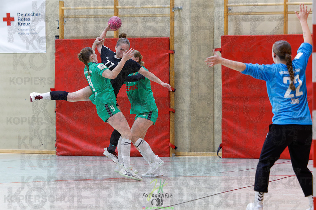 2024-10-19_228 | Jugendbundesliga B-Jugend weiblich; HSG Kleenheim/Langgöns - Longericher SC am 19.10.2024 in Oberkleen (Weidig-Halle) - Realisiert mit Pictrs.com