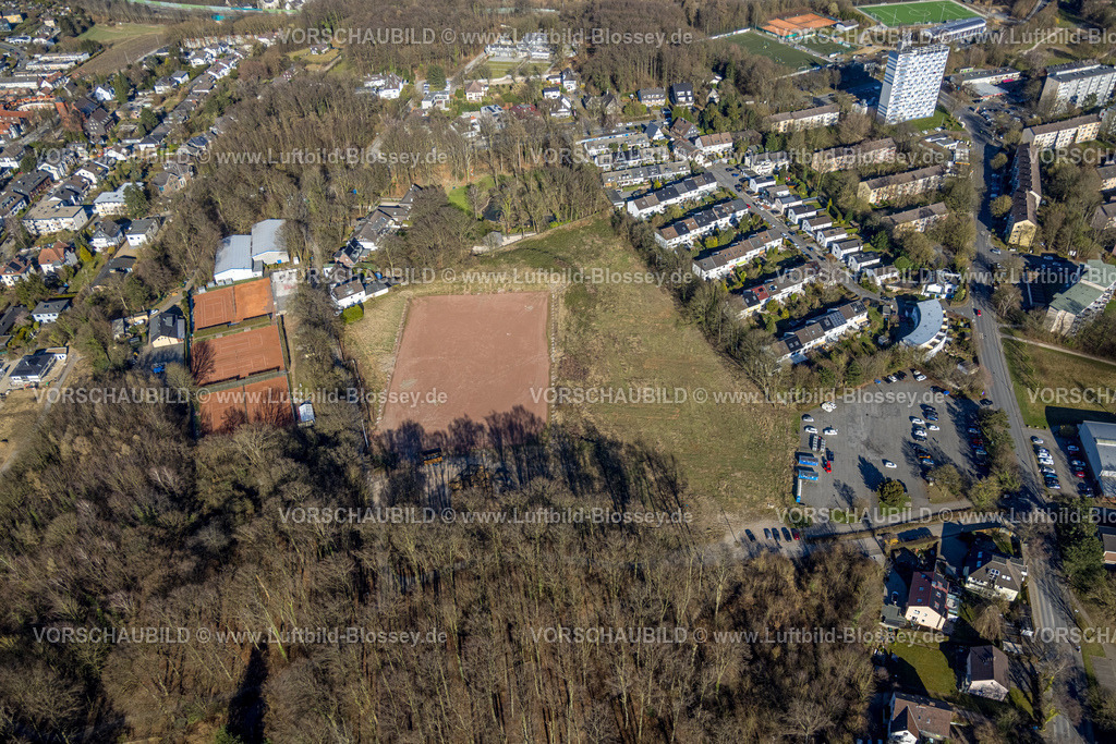 Hagen250302733 | Luftbild, Sportplatz SpVg Hagen 1911 und Tennisplätze Lohestraße, Emst, Hagen, Ruhrgebiet, Nordrhein-Westfalen, Deutschland