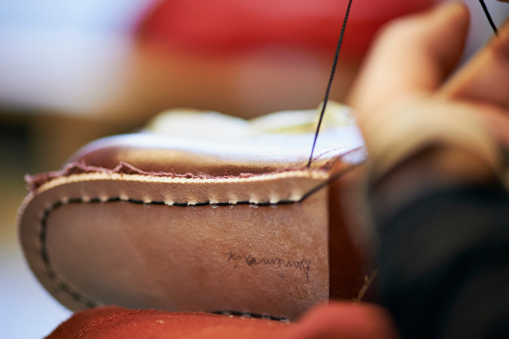 Waldviertler Schuhwerkstatt | Schrems, Austria - January 12, 2014: Waldviertler Schuhwerkstatt. - Realisiert mit Pictrs.com