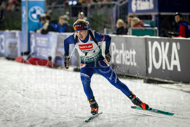 bett1.de WTC Biathlon auf Schalke, 28.12.2025 | Björn Hederich (Team Deutschland) bei der World Team Challenge (bett1.de WTC Biathlon auf Schalke) am 28.12.2025 in der Veltins-Arena in Gelsenkirchen (Deutschland). 