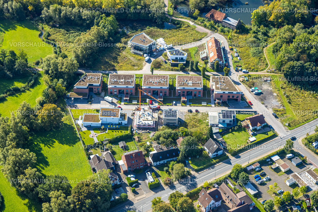 Hamm250901352 | Luftbild, Baustelle und Neubaugebiet Schloßstraße, Stadtbezirk Heessen, Hamm, Ruhrgebiet, Nordrhein-Westfalen, Deutschland