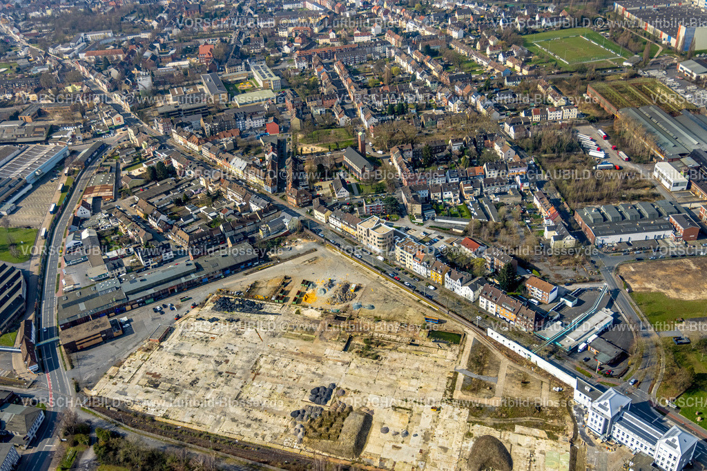 Hamm240306507 | Luftbild, Baustelle Stadtteilzentrum Baugebiet zwischen Wilhelmstraße und Banningstraße Mitte, Hamm, Ruhrgebiet, Nordrhein-Westfalen, Deutschland