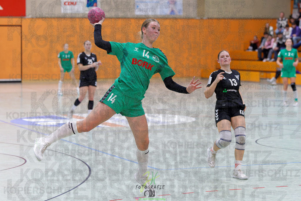 2024-10-19_306 | Jugendbundesliga B-Jugend weiblich; HSG Kleenheim/Langgöns - Longericher SC am 19.10.2024 in Oberkleen (Weidig-Halle) - Realisiert mit Pictrs.com