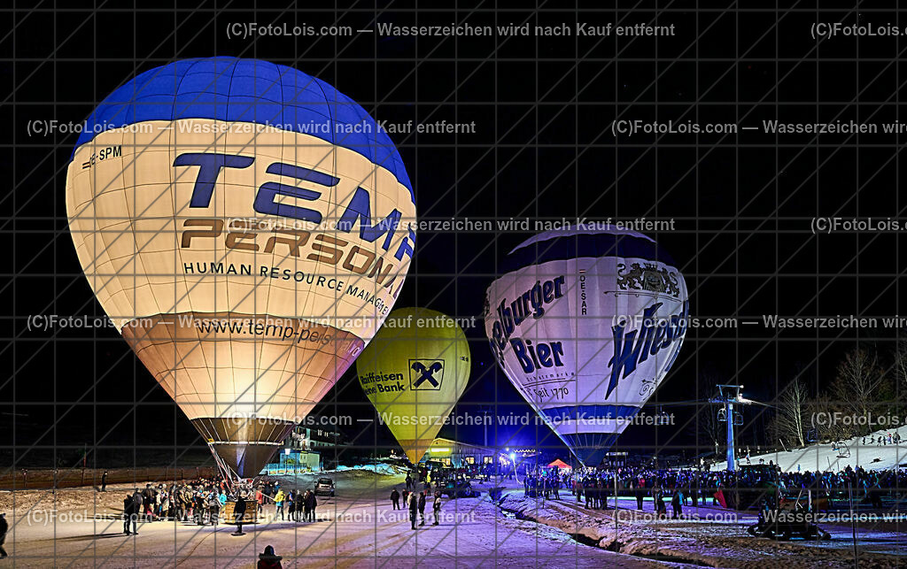 ALP8094_Nacht der Ballone | (C)FotoLois.com, Alois Spandl. NACHT DER BALLONE im Weitental vor der Ötscherlift-Talstation, Ballonsportclub Ötscherland & Ötscher Tourismusverband, Do 28. Dez. 2023.