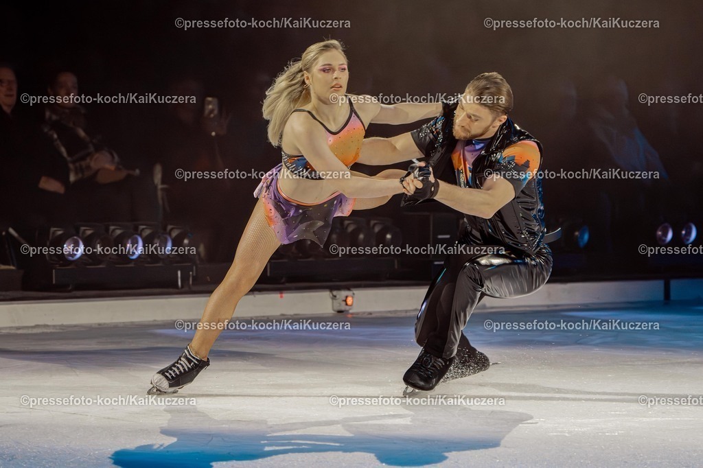 xKKU25042501042 | 25.04.2025, xkkux, Düsseldorf, HOLIDAY ON ICE - Horizons in der Mitsubishi Electric HALLE. Alexei Rogonov und Alina Solovyeva