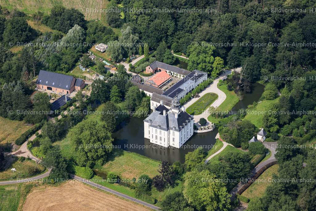 Luftbilder-Hünxe-Gartrop | Luftbilder Schloss Gartrop Hünxe - Realisiert mit Pictrs.com