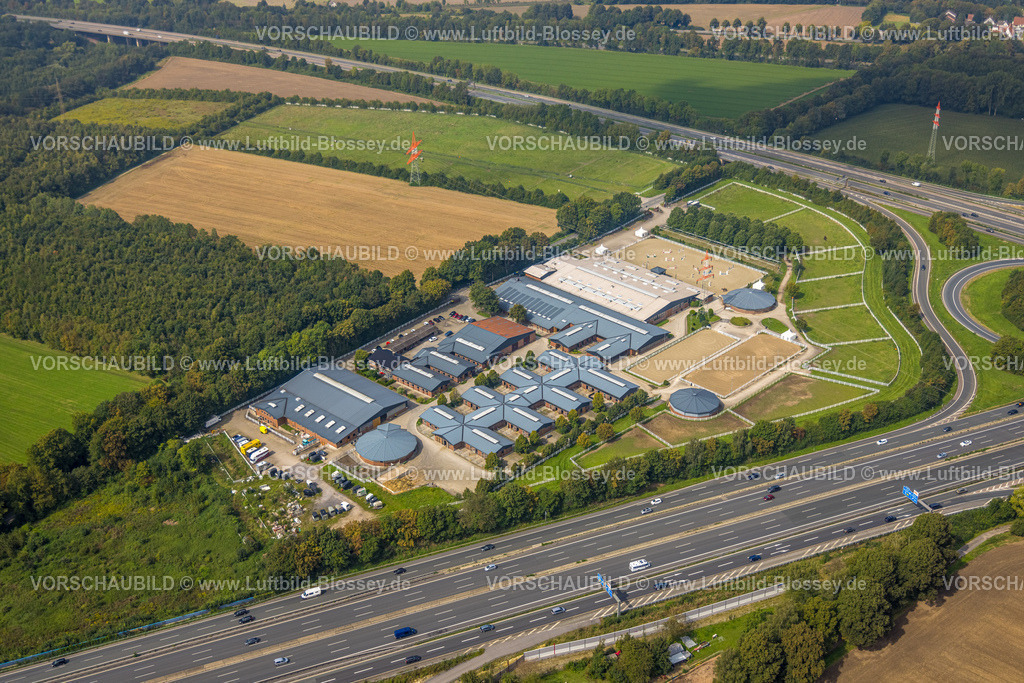 Unna230901186 | Luftbild, Reitsportzentrum Massener Heide, Massen, Unna, Ruhrgebiet, Nordrhein-Westfalen, Deutschland