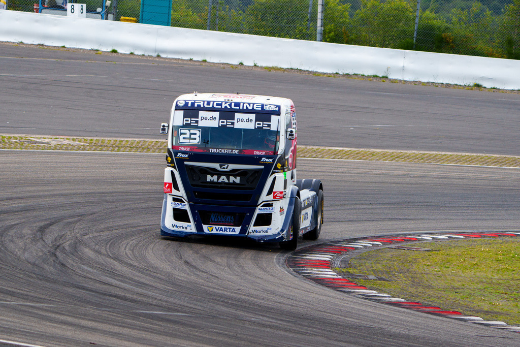 A7409798 | 14.07.2024 Goodyear FIA European Truck Racing Championship (ETRC) NürburgringBild: #23 ANTONIO ALBACETE im MAN von T Sport Bernau - Realisiert mit Pictrs.com