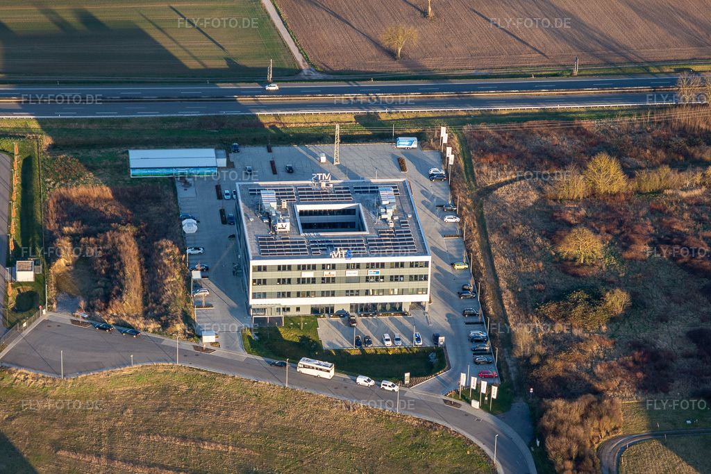 Luftbild: MTS Group in Rülzheim im Bundesland Rheinland-Pfalz in Deutschland. – Foto: IMG_130724.jpg vom 23.02.2022 durch Werner Riehm/FLY-FOTO.de – Auflösung des Originals: 4033 x 2689 px – MTS Gruppe