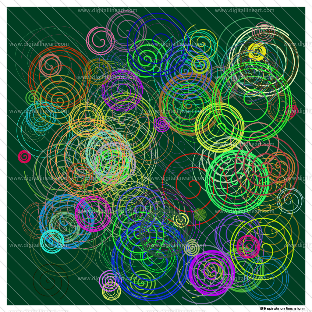 129-spirals-lime-storm | digitallineart - Realisiert mit Pictrs.com