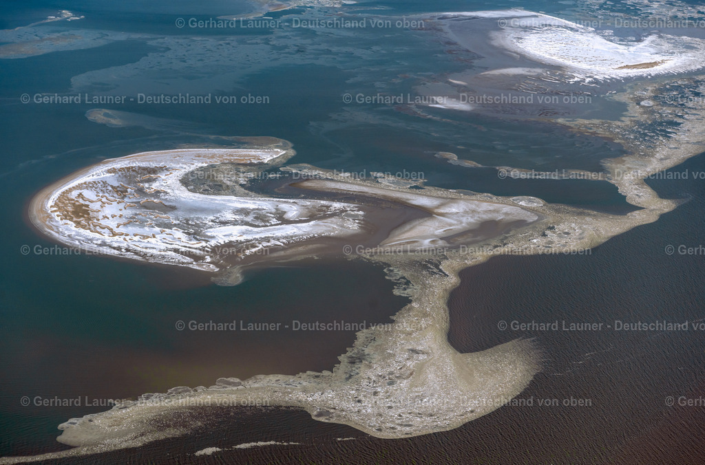 4044419 | Eisstrukturen im  Nationalpark Hamburgisches Wattenmeer bei Scharhörn, Winteraufnahme