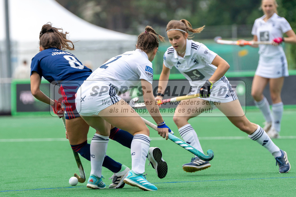 Final4_20240519-1144-0047 | Bonn, Deutschland, 19.05.2024: Lucia Jimenez Vicenter (Mannheimer HC), Friederike Heusgen (Duesseldorfer HC) in Aktion waehrend des Spiels der Deutsche Feldhockey-Meisterschaften 2024 zwischen Final 4 Damen Finale Düsseldorfer HC - Mannheimer HC im Bonner THV am 19.05.2024 in Bonn, Deutschland. (Foto von Stephan Fehrmann)

Bonn, Germany, 19.05.2024: Lucia Jimenez Vicenter (Mannheimer HC), Friederike Heusgen (Duesseldorfer HC) in action during the game of Deutsche Feldhockey-Meisterschaften 2024 between Final 4 Damen Finale Düsseldorfer HC - Mannheimer HC in Bonner THV at 19.05.2024 in Bonn, Deutschland. (Foto from Stephan Fehrmann)