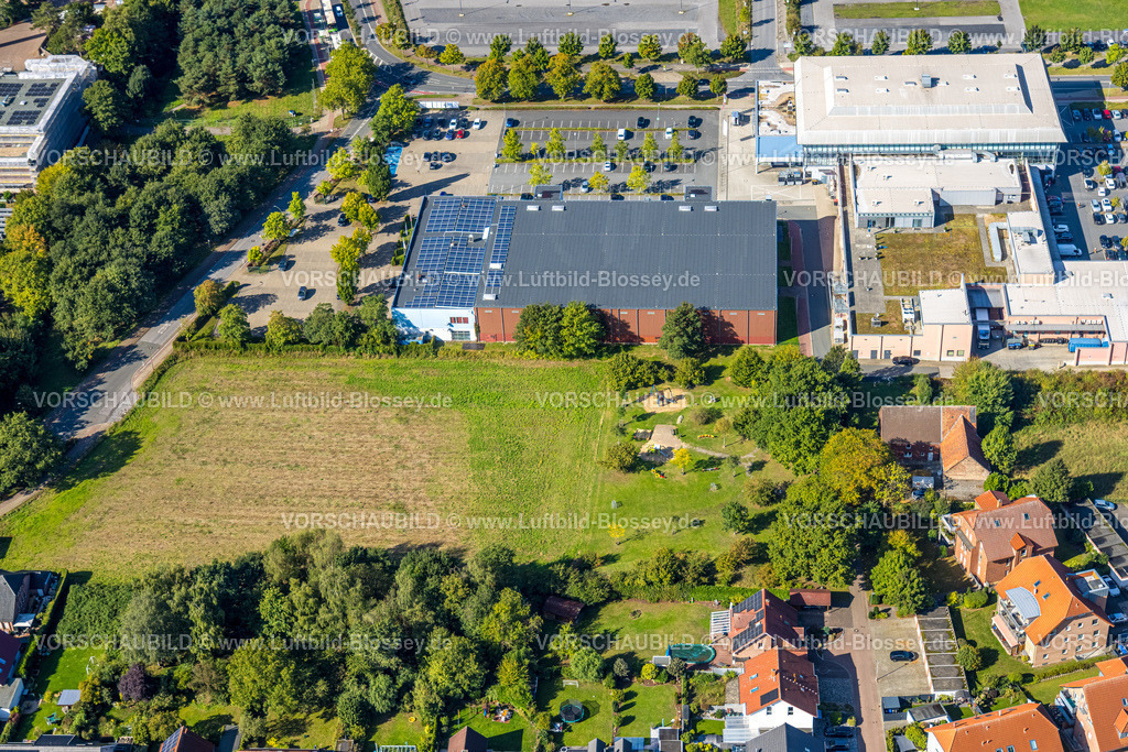 Hamm250901317 | Luftbild, Westpress arena, beta Finanz Eissportarena Hamm, Lidl Supermarkt, Uentrop, Hamm, Ruhrgebiet, Nordrhein-Westfalen, Deutschland