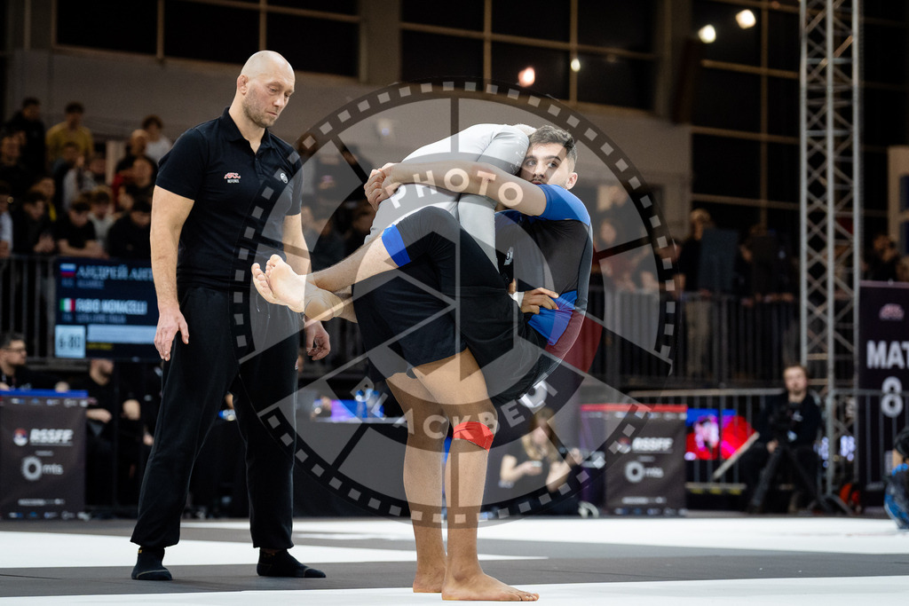 20260214PBB3313 | Fighters compete during the ADCC European Trials  competition day 1 in Belgrade, Serbia, on February 14, 2026.