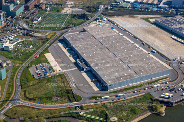 Duisburg250402959Logport6Walsum | Luftbild, Duisburg-Nord, duisport logport VI Walsum, logport 6 am Fluss Rhein, Alt-Walsum, Duisburg, Ruhrgebiet, Nordrhein-Westfalen, Deutschland