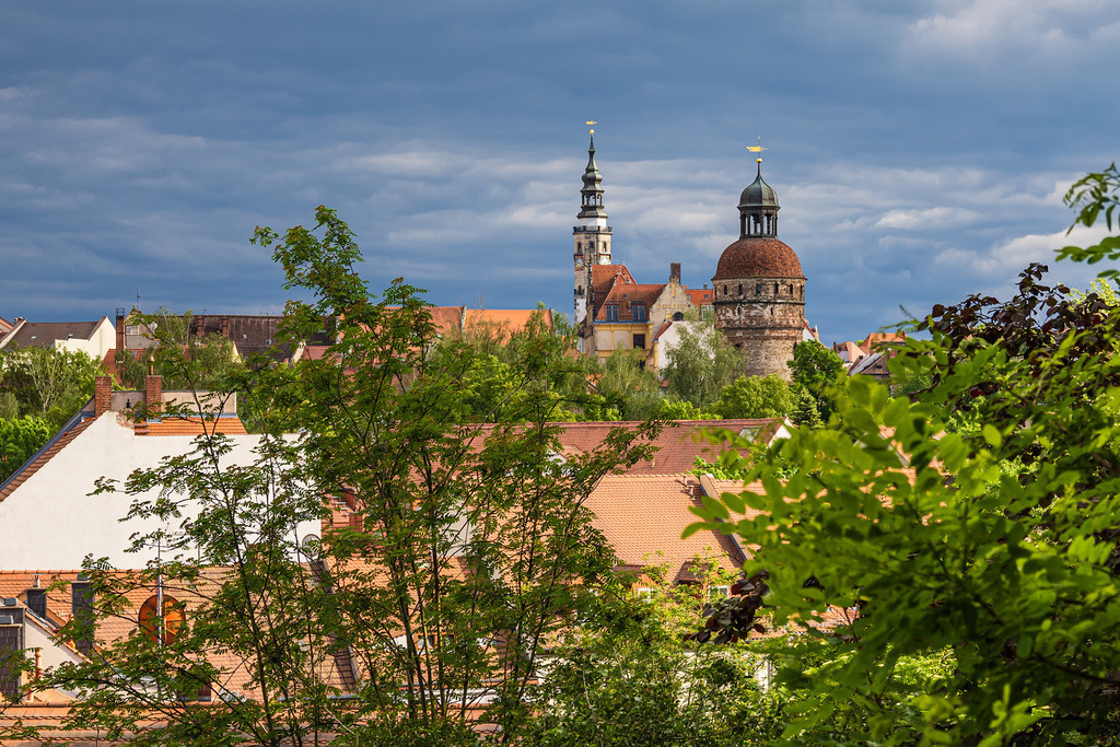 Blick auf historische Gebäude in der Stadt Görlitz | Blick auf historische Gebäude in der Stadt Görlitz.