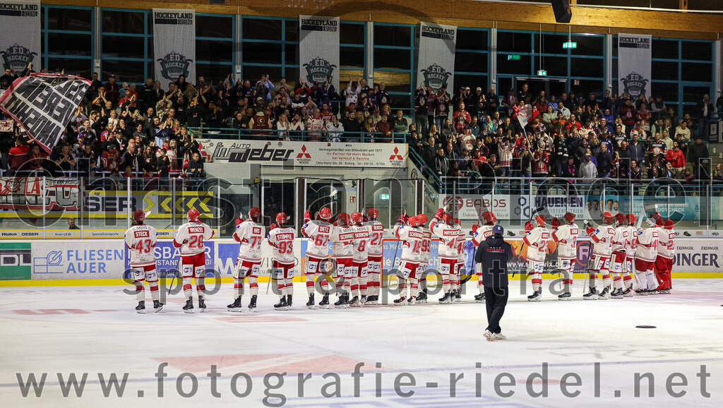 2025-09-12_201_TSV_Erding_gegen_EV_Landshut | Erding, Deutschland, 12.09.2025:Eishockey, Oberliga Süd 2025 / 2026, Testspiel, TSV Erding gegen EV Landshut, Endergebnis: 4:6Foto: Christian Riedel / fotografie-riedel.net