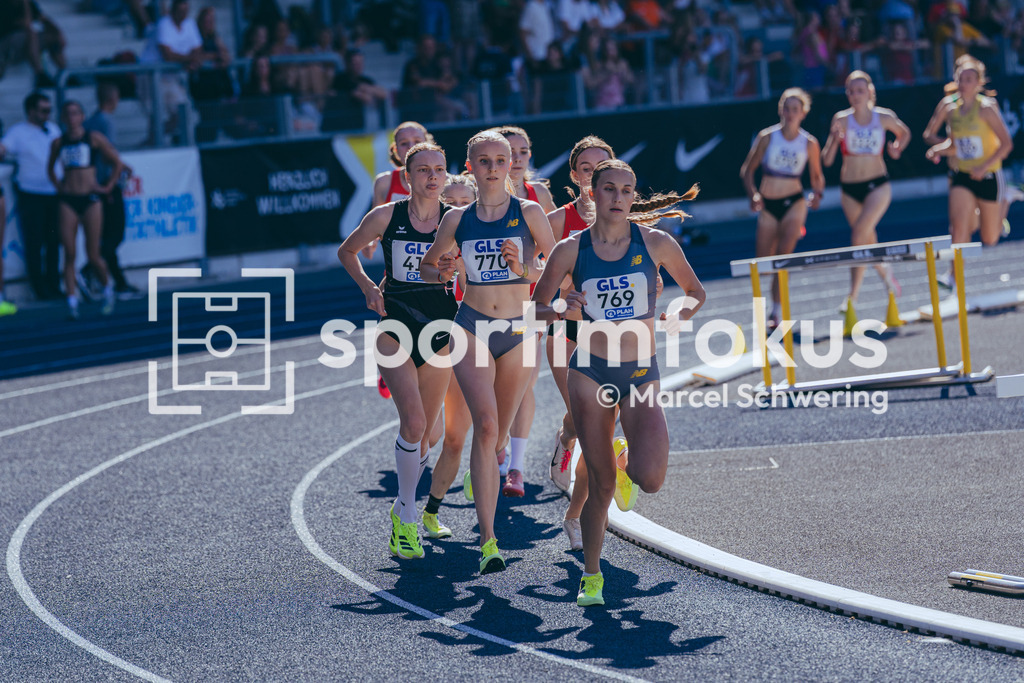 Deutsche Meisterschaften U20 / U16 2026 | Paula Terhorst, VfL Löningen, 770, 1500-Meter-Lauf, Finale, Deutsche Meisterschaften der U20 &amp; U16 2026, Lohrheidestadion Bochum-Wattenscheid, 11.07.2026. Foto: Marcel Schwering / sportimfokus - Realisiert mit Pictrs.com