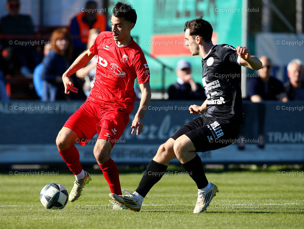 A_LUI_25042026_21 | SPORT,FUSSBALL LT1 OOE LIGA 25.04.2026  ASKOE OEDT 1B-VORWAERTS STEYR  IM BILD:FILIP BRESKIC  (OEDT1B) UND BEN BREKNER (STEYR) FOTO:FOTOLUI