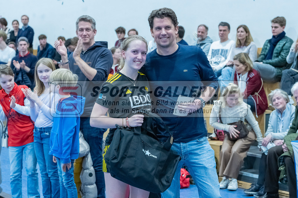 HK_20240303_109446 | Finale und Ehrungen Deutsche Meisterschaft WU16 am 3.3.2024 Hallo DHC, Düsseldorf ,