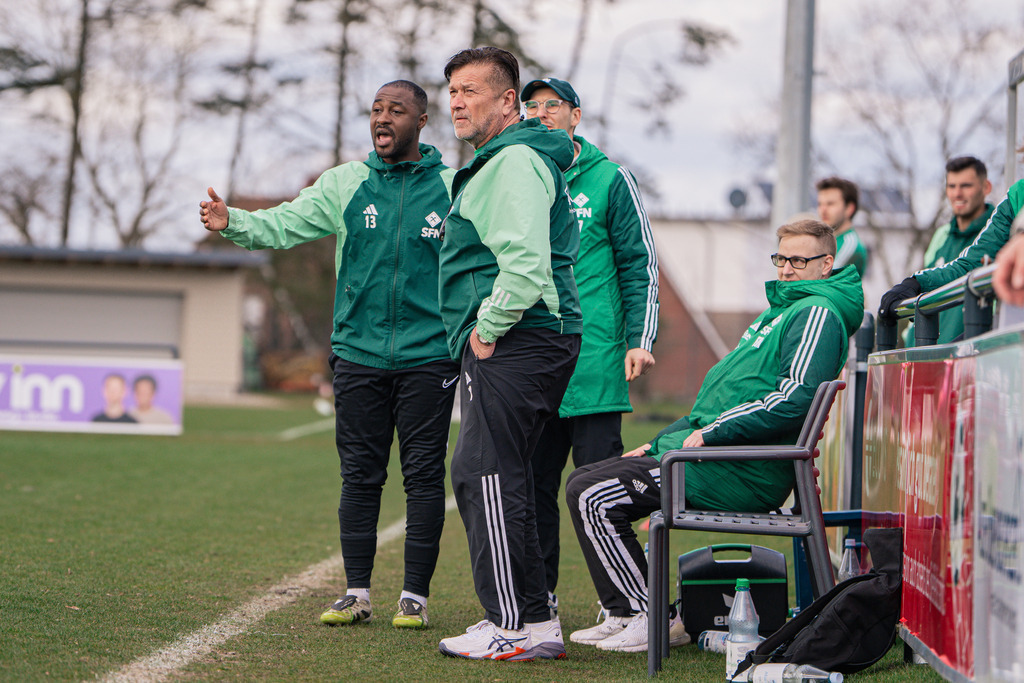 Fußball I Herren I Saison 2025-2026 I Landesliga Weser-Ems I 22. Spieltag I SFN Vechta - GW Firrel I 15181 | jns.sportfotos - Realisiert mit Pictrs.com