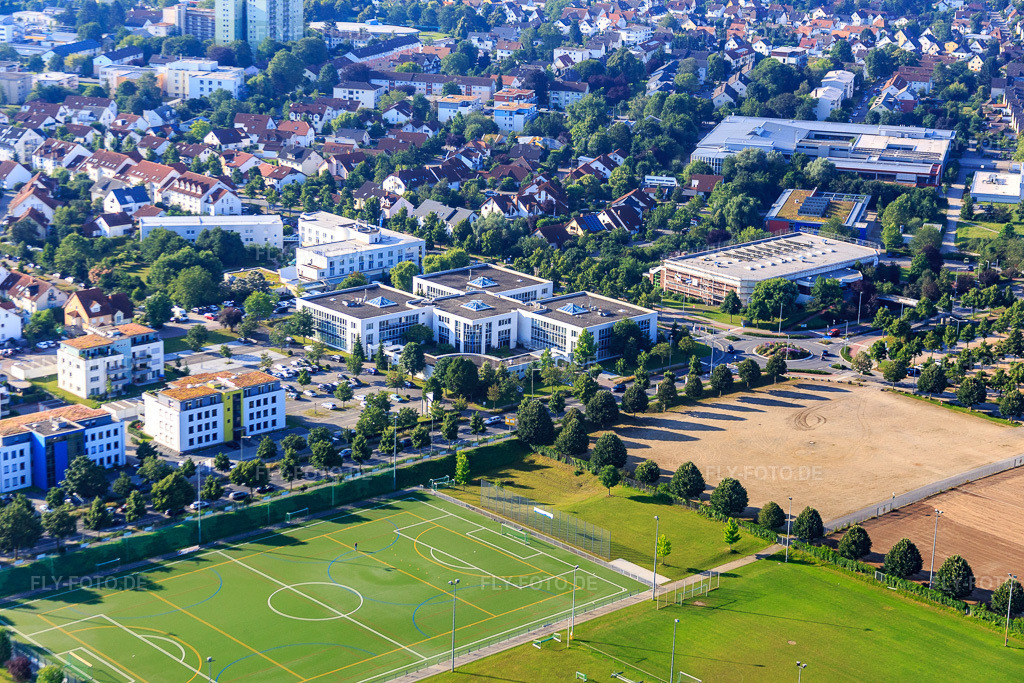 Luftbild: Platz des SSG Bensheim Hockey in Bensheim im Bundesland Hessen in Deutschland. Foto: IMG_091458.jpg vom 07.07.2016 durch Werner Riehm/FLY-FOTO.deDJK-SSG Bensheim e. V. - Sport für Bensheim