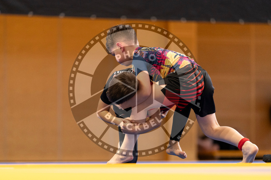 20240316PBB0618 | Athletes compete during the ADCC Eastern European Open grappling Competition in Poznan, Poland, on March 16, 2024.