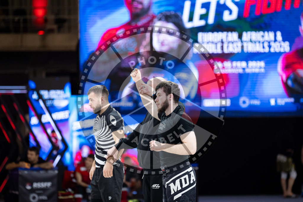 20260214PBB4080 | Fighters compete during the ADCC European Trials  competition day 1 in Belgrade, Serbia, on February 14, 2026.
