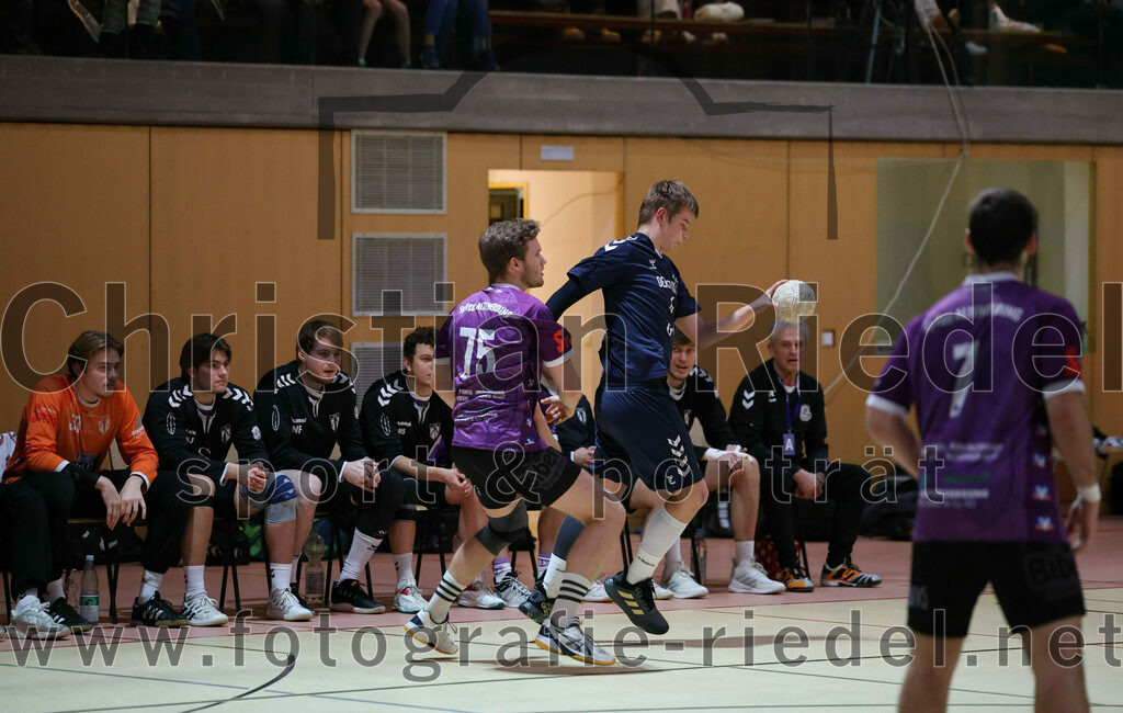 2023-12-09_064_SpVgg_Altenerding_gegen_TSV_Indersdorf | Erding, Deutschland, 09.12.2023:
Handball, Bezirksoberliga Männer 2023 / 2024, 10. Spieltag, SpVgg Altenerding gegen TSV Indersdorf, Endergebnis: 42:25

Ferdinand Menzel (SpVgg Altenerding, #75)

Foto: Christian Riedel / fotografie-riedel.net