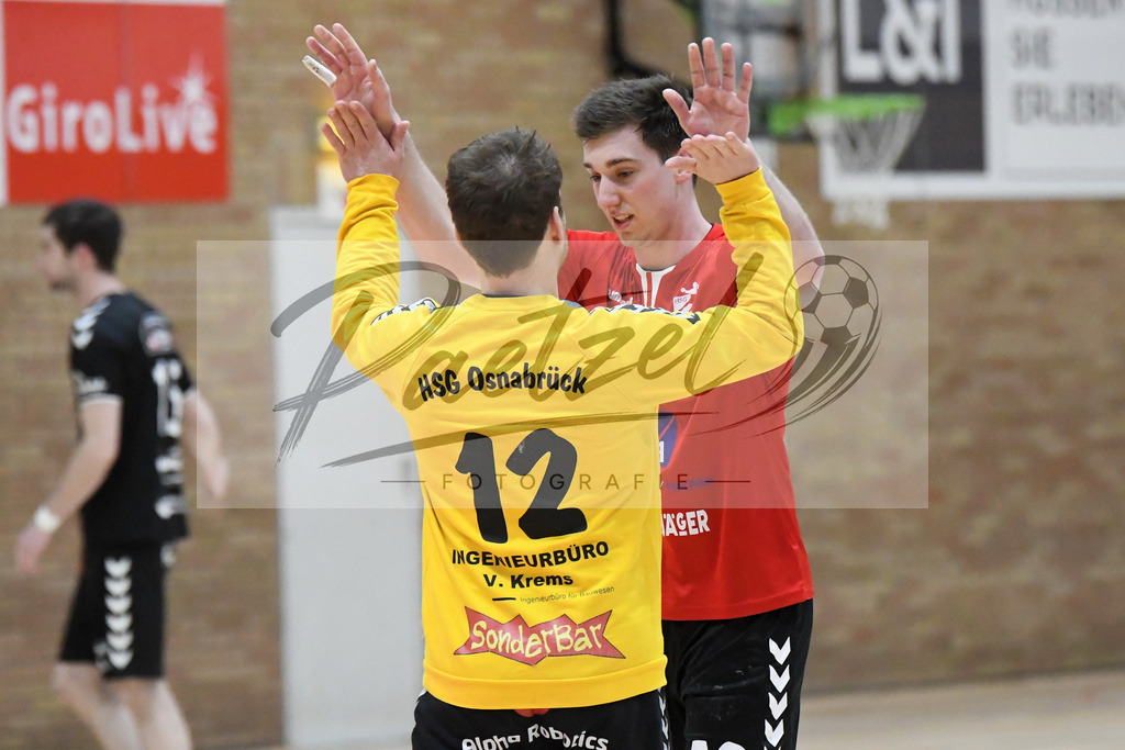 20200125_HSGHGJ_0005 | Handball, Herren:   beim Spiel der Landesliga zwischen HSG Osnabrück vs. HG Jever/Schortens am 25.01.2020 in der OSC-Halle in Osnabrück, Deutschland.(Foto von Nico Paetzel) - Realisiert mit Pictrs.com