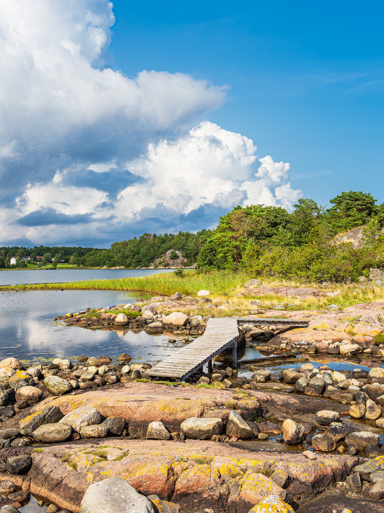 Landschaft im Naturreservat Bøkeskogen in Norwegen | Landschaft im Naturreservat Bøkeskogen in Norwegen.