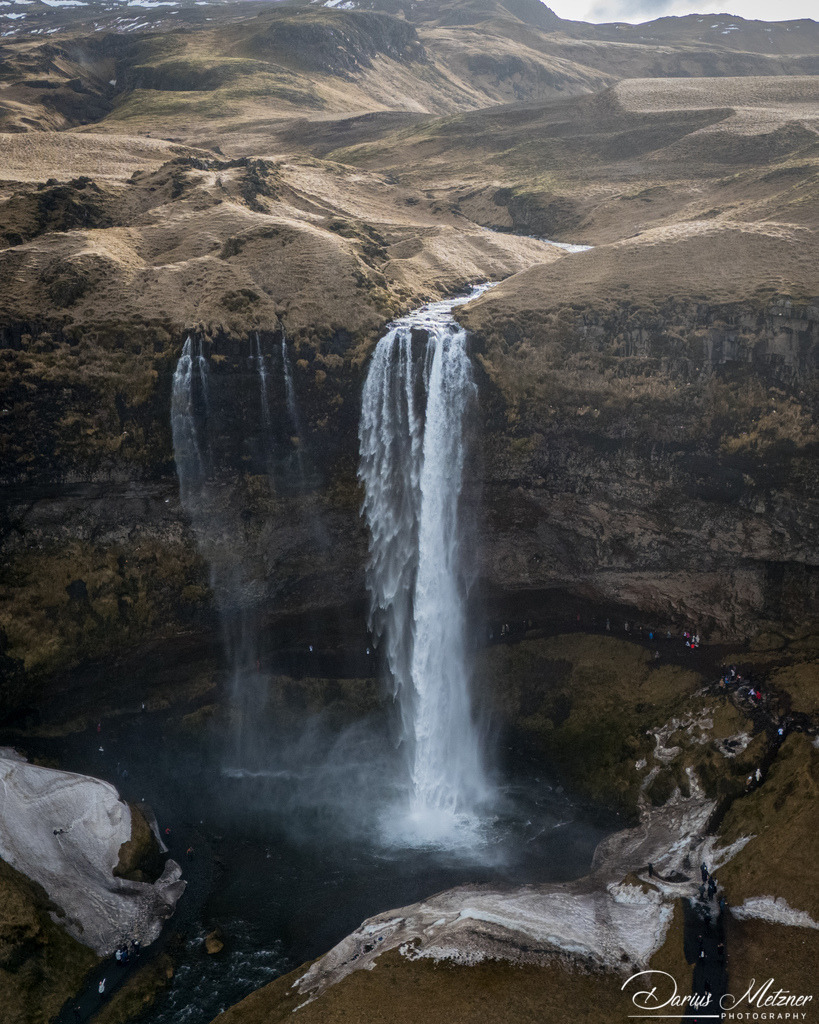 Der Wasserfall Skogafoss | Der Wasserfall Skogafoss auf Island