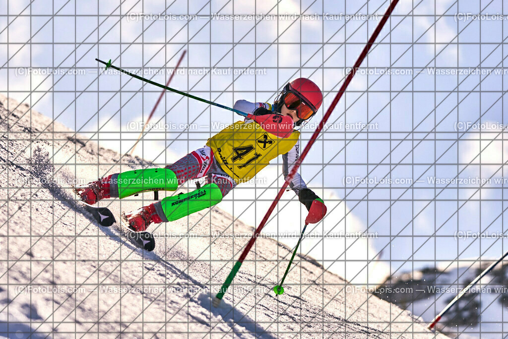 ALP8854_NOe-Kinder-LM_SL-II_Hochkar_Sever Lui Carlo | (C)FotoLois.com, Alois Spandl. NÖ Kinder-Landesmeisterschaft, SLALOM im Draxlerloch am Hochkar, zweiter Lauf, So 18. Februar 2024.