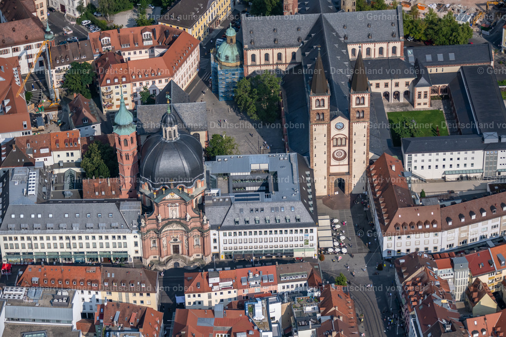 4047628 | St.-Kilians-Dom zu Würzburg oder Dom St. Kilian ist eine römisch-katholische Kirche in Würzburg, die seit 1967 dem Heiligen Kilian geweiht ist. Der Dom ist die Bischofskirche des Bistums Würzburg