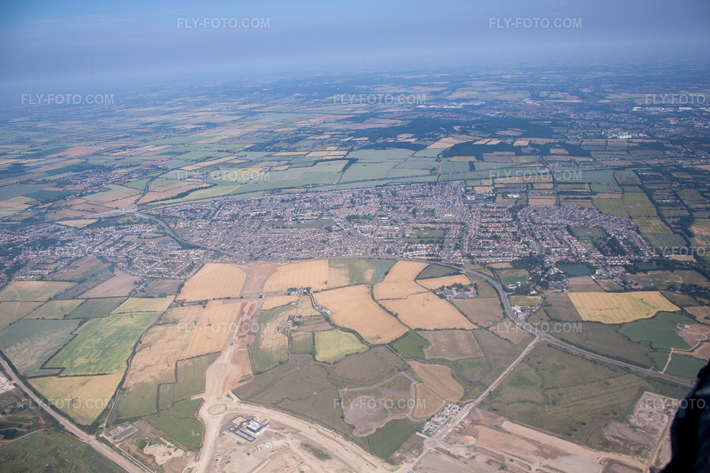 Aerial view: Finally in Essex in Shell Haven in the state England, Great Britain. – Photo: IMG_58645.jpg taken on 07/18/2013 by Werner Riehm/FLY-FOTO.com – Resolution of the original: 4752 x 3168 px