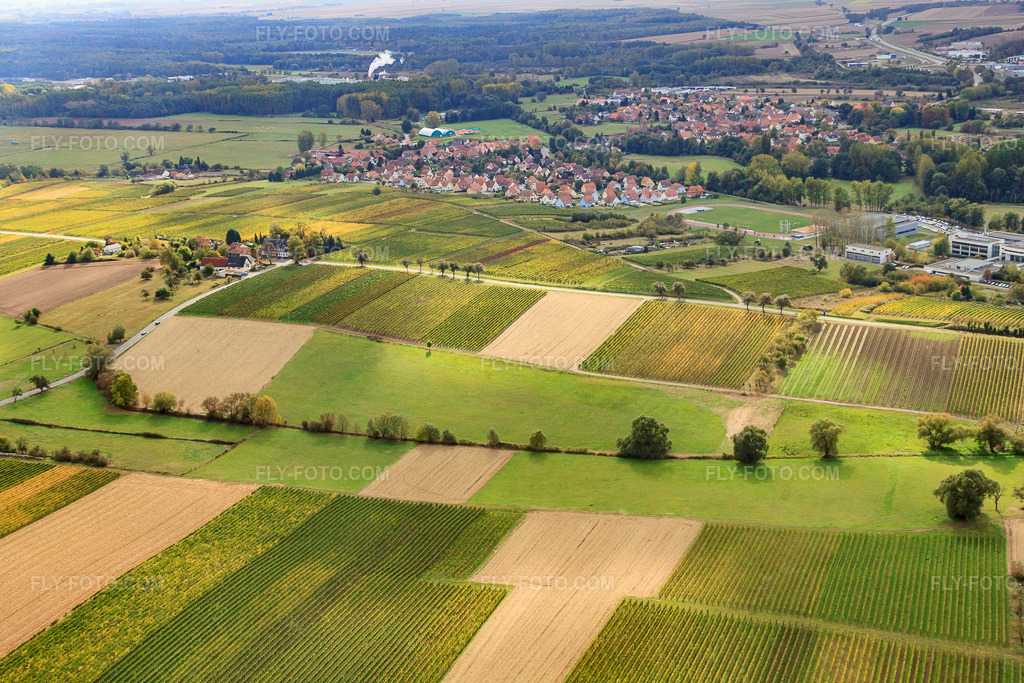 Aerial view: View of the town from the northwest in the district Altenstadt in Wissembourg in the state Bas-Rhin, France.Photo: IMG_22477.jpg taken on 10/15/2009 by Werner Riehm/FLY-FOTO.comResolution of the original: 4752 x 3168 px