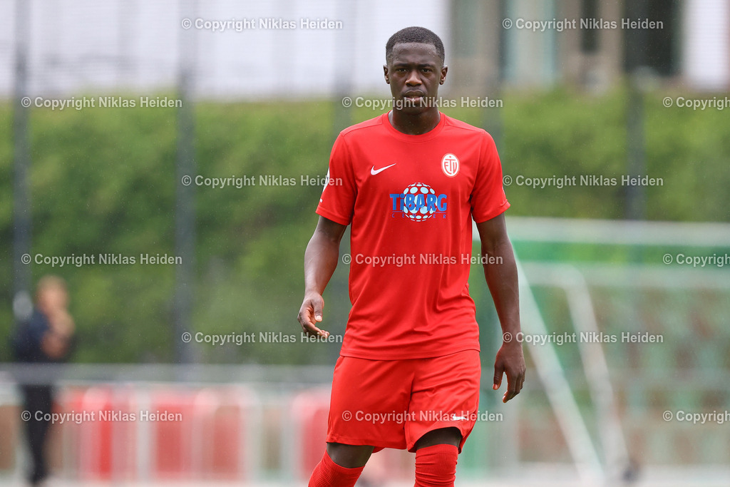 NH_EimsbüttelerTV_TSBPinneberg_Testspiel_13072025 | #9 Abdul-Bassitou Alassani (Eimsbütteler TV)Fußball I Herren I Testspiel I Saison 2025-2026  I Eimsbütteler TV - TBS Pinneberg I 13.07.2025 I Sportplatz Bundesstraße