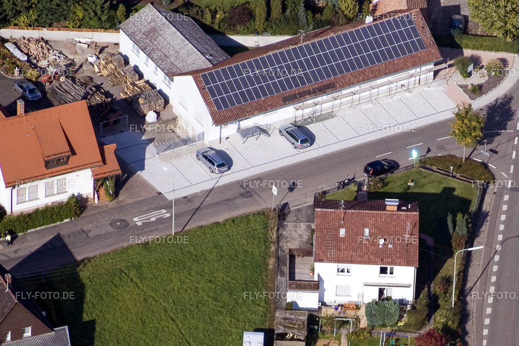 Raiffeisenstraße x Mörzheimer Hauptstr | Luftbild: Raiffeisenstraße x Mörzheimer Hauptstr im Ortsteil Mörzheim in Landau im Bundesland Rheinland-Pfalz in Deutschland. Foto: IMG_8436.jpg vom 06.10.2007 durch Werner Riehm/FLY-FOTO.de - Realisiert mit Pictrs.com