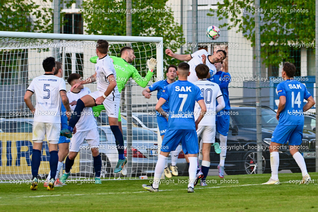 SAK vs. ATUS Velden 19.4.2024 | #5 Roland Putsche ATUS Velden, #9 Tom Zurga ATUS Velden, #1 Kristijan Kondic SAK, #7 Hrvoie Jakovljevic SAK, #14 Luka Gajic SAK, SAK vs. ATUS Velden 19.4.2024, SAK vs. ATUS Velden am 19.04.2024 in Klagenfurt (Sportpark Welzenegg), Austria, (Photo by Bernd Stefan)