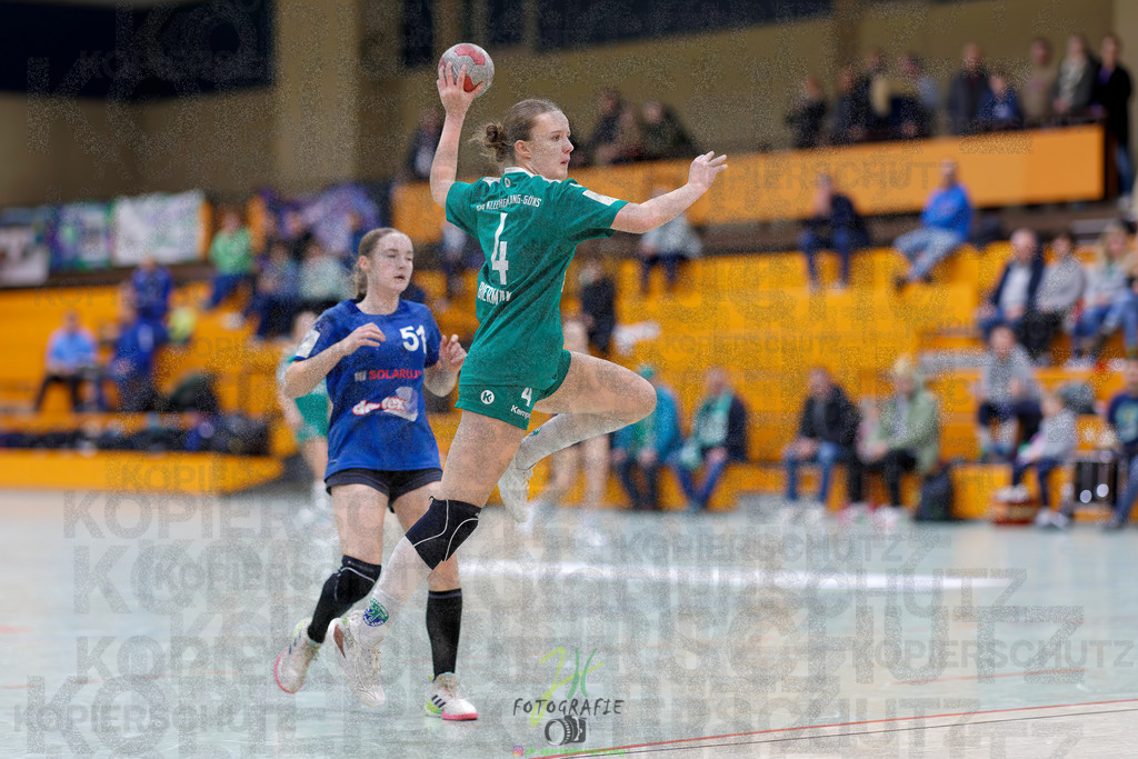 Jugenbundesliga wJB; HSG Kleenheim/Langgöns - SG Kappelwindeck/Steinbach | Jugenbundesliga wJB; HSG Kleenheim/Langgöns - SG Kappelwindeck/Steinbach am 23.11.2025 in Oberkleen (Weidig-Halle)Photo © 2025 - Jörg Heinrich - Realisiert mit Pictrs.com