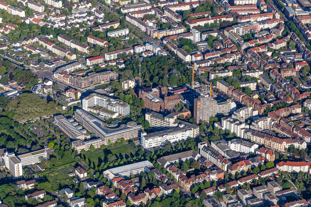 Luftbild: Brauerei Höpfner 