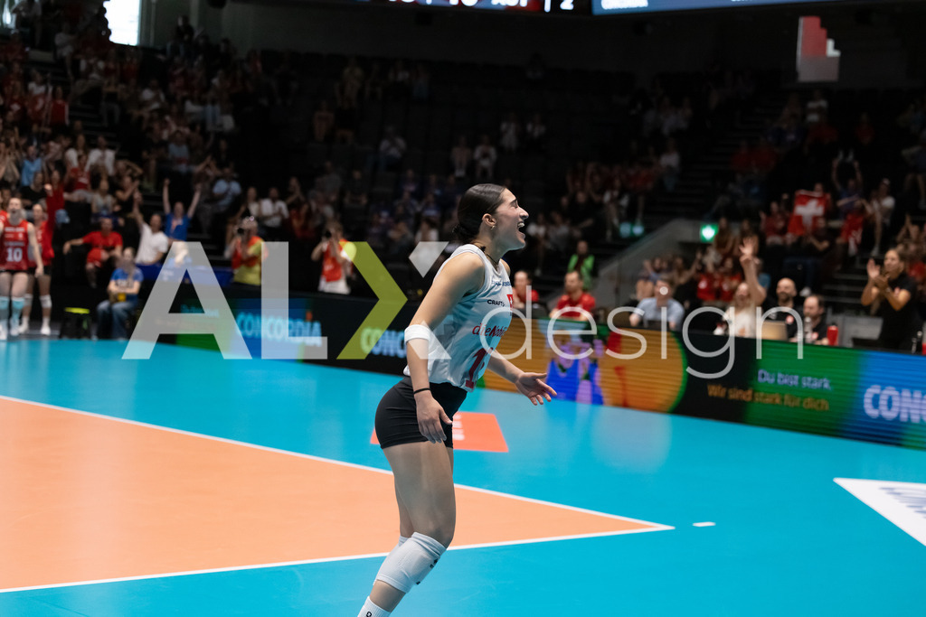 Austria v Switzerland - CEV European League Women | KRIENS, SWITZERLAND - JUNE 14: FABIANA MOTTIS of Switzerland during the CEV European League match between Austria and Switzerland at Pilatus Arena on June 14, 2026 in Kriens, Switzerland. - Realisiert mit Pictrs.com
