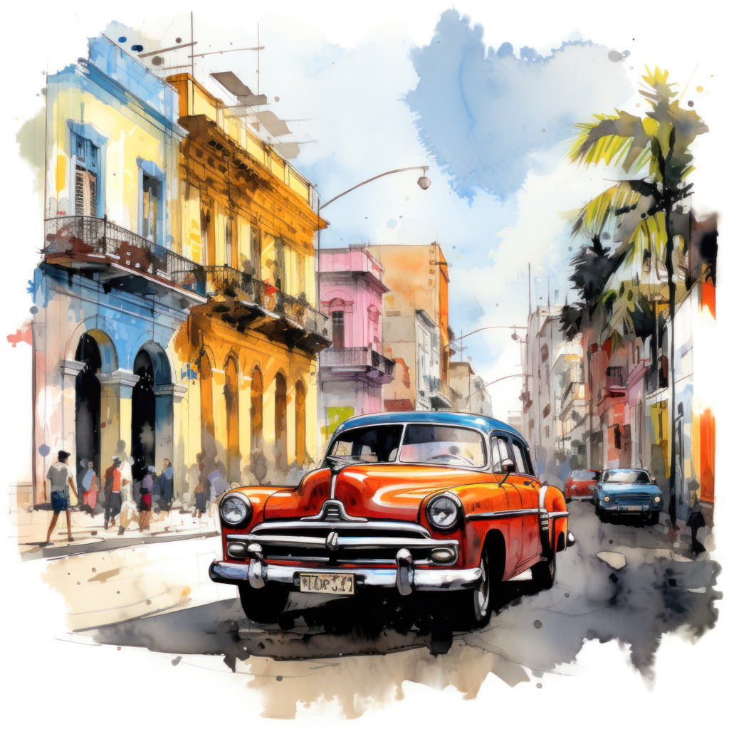 2308048 - Havanna | Bestellen Sie diese digitale Illustration als hochwertigen Kunstdruck auf Leinwand, Acrylglas, Dibond oder als Poster.