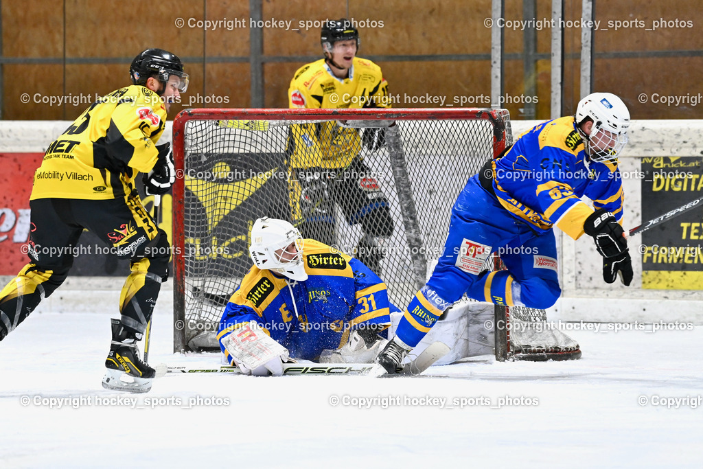 EC Spittal Hornets vs. EHC Althofen 6.1.2024 | #15 Rossbacher Daniel, #31 Horn Fabian, #63 Hammerle Simon