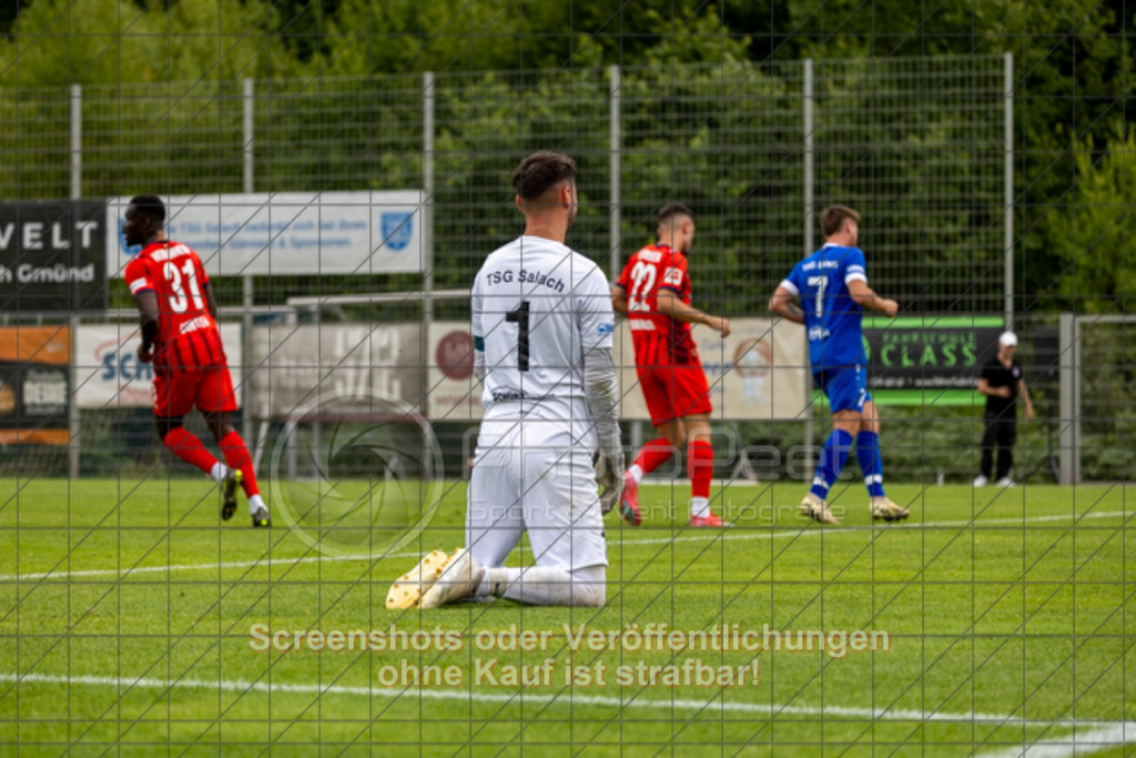 20250706_160107_1226 | #,TSG Salach (blau) vs. 1.FC Heidenheim (rot), Fußball, Freundschaftsspiel - WfV, Saison 2025/2026, Rasensportplatz, Staufenecker Str. 41, 73084 Salach, 06.07.2025 - 15:30 Uhr,Foto: PhotoPeet-Sportfotografie/Peter Harich