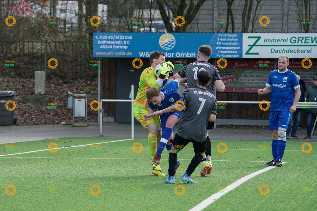 VfB Kirchhellen III vs VfL Grafenwald III - Derby 01.03.2026 | Foto: Daniel Böhm | bonum.media - Realisiert mit Pictrs.com