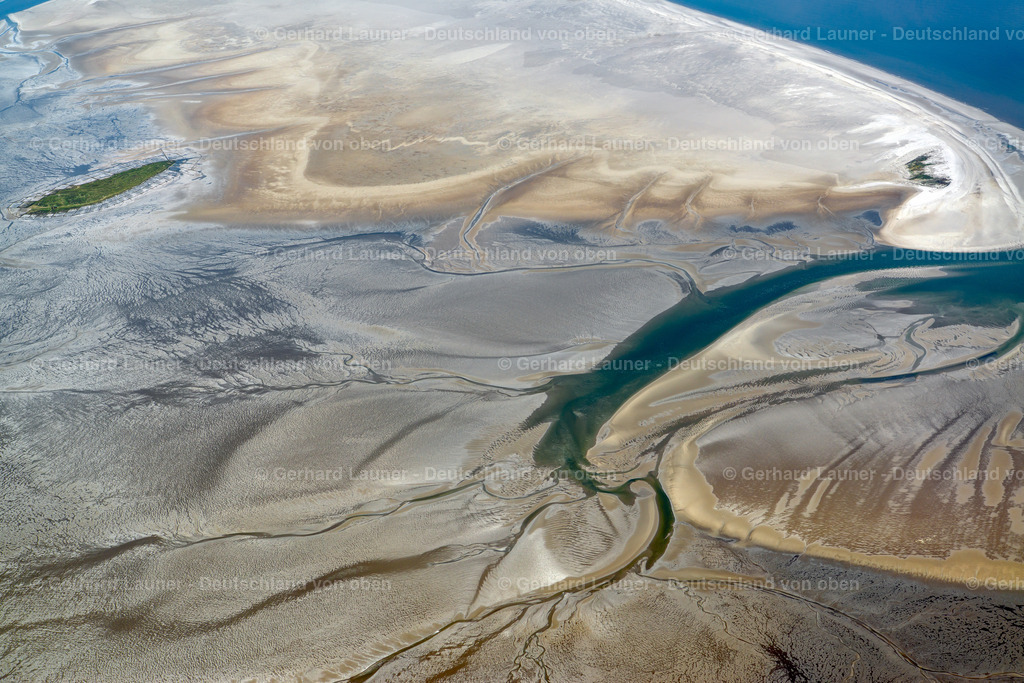 3801655 | Wattstrukturen nördl. von Norderoogsand,Nationalpark Schleswig-Holsteinisches Wattenmeer