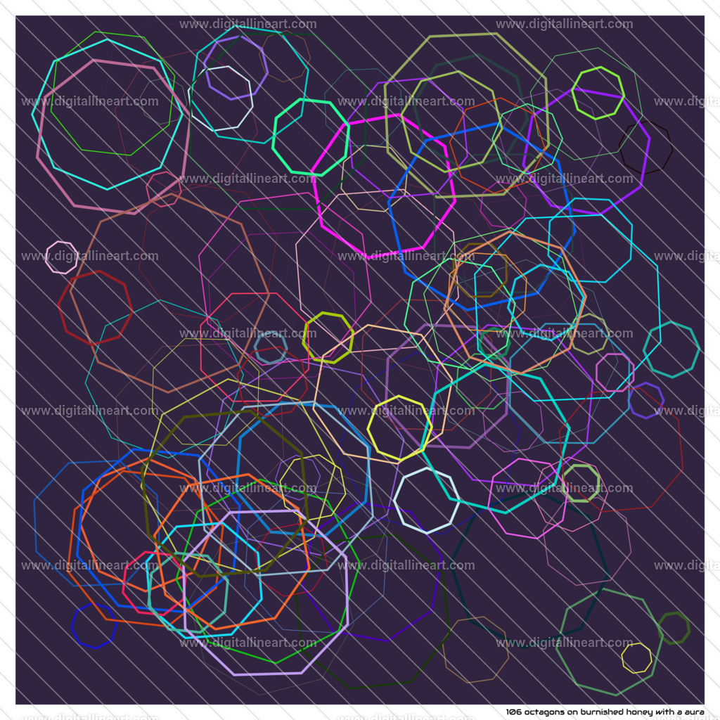 106-octagons-burnished-honey-with-a-aura | digitallineart - Realisiert mit Pictrs.com